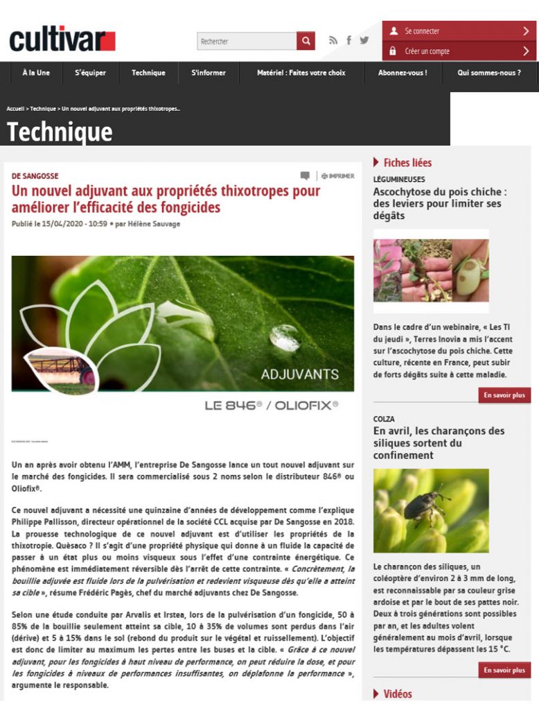 De Sangosse dans le presse