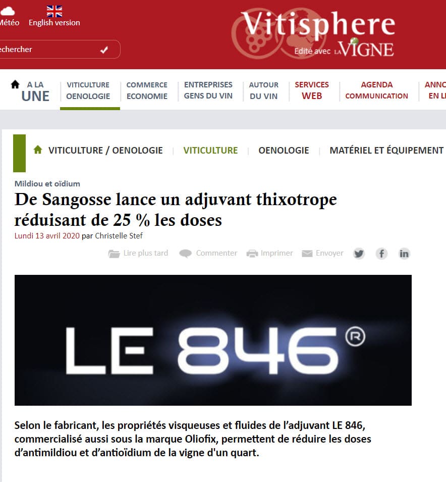 De Sangosse dans le presse