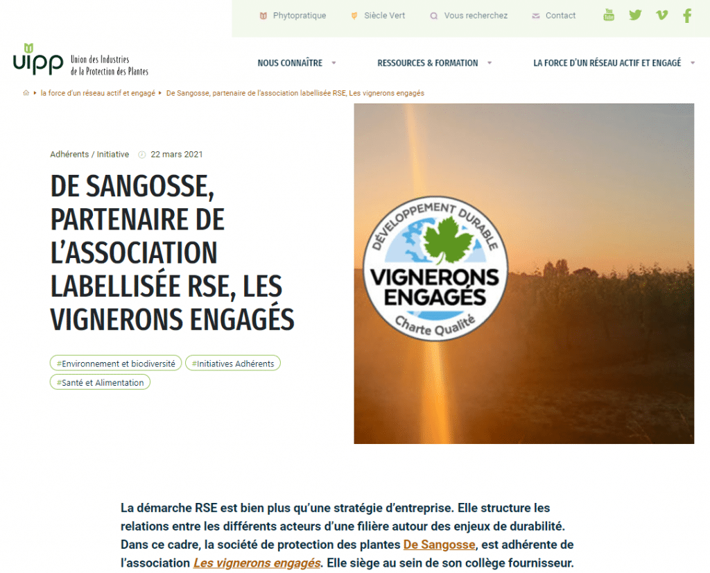 De Sangosse dans le presse